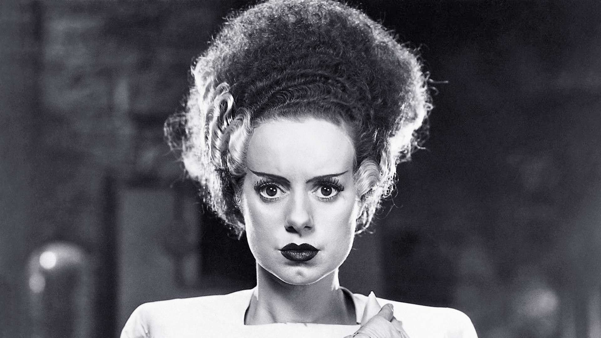 the Bride of Frankenstein, which in and of itself is kind of a problematic name, right? Like, shouldn't she be Ethyl or Beryl or some other -yl name?